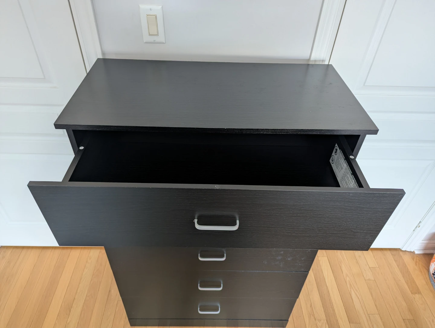 5-Drawer Dresser - Black - photo 3