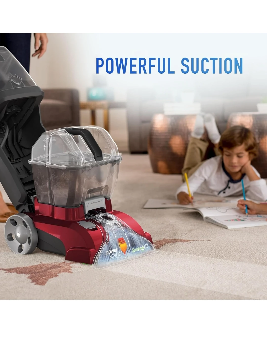 Hoover Power Scrub Deluxe Carpet Cleaner - photo 3