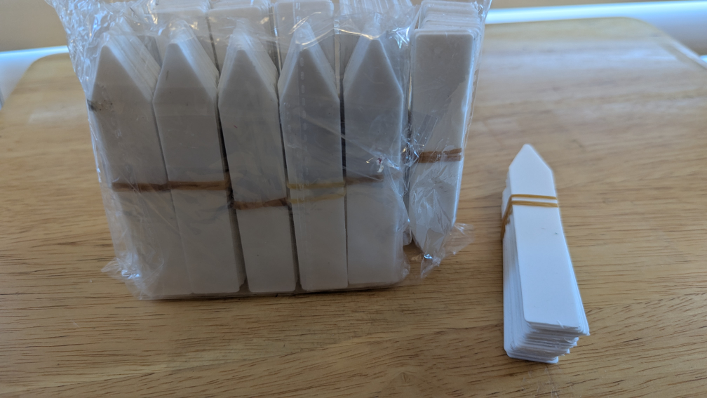 Frenar Plant Labels - 600 Pcs 4" Waterproof Plastic