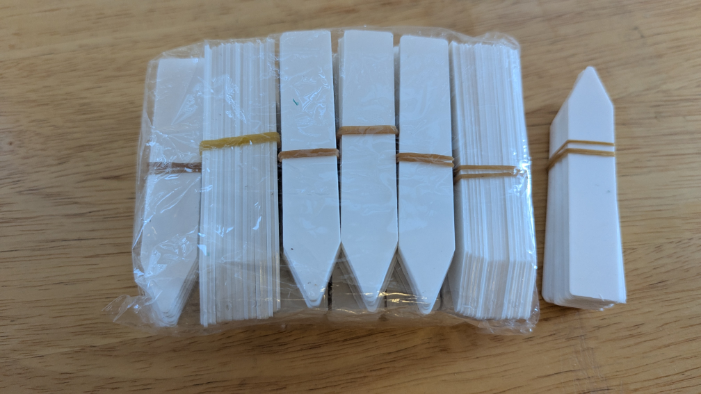 Frenar Plant Labels - 600 Pcs 4" Waterproof Plastic - photo 3