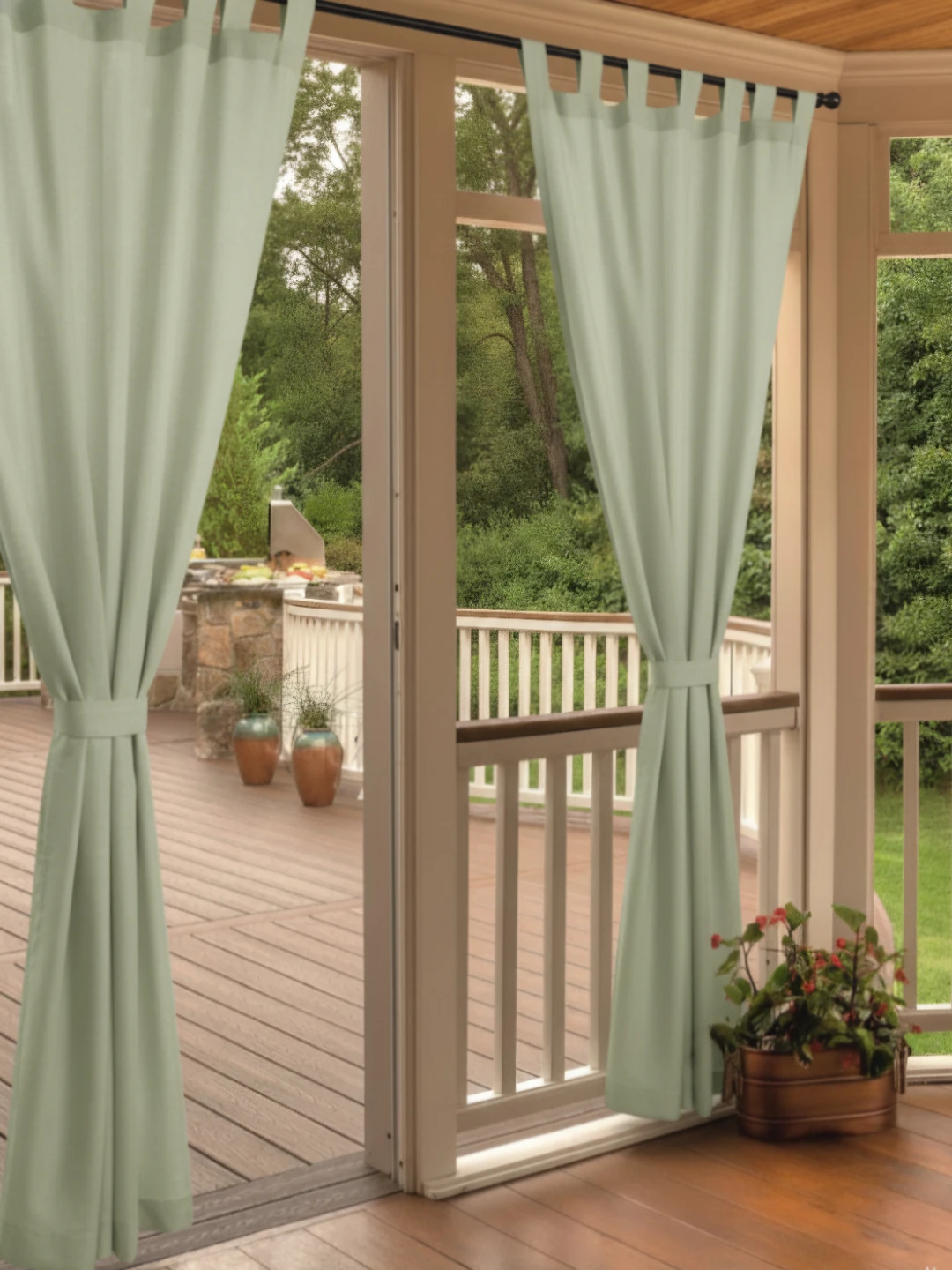 Assorted Curtains - Sage and  gold