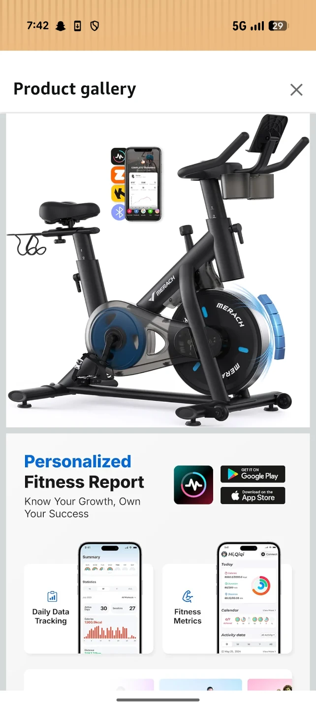 MERACH Spin Bike