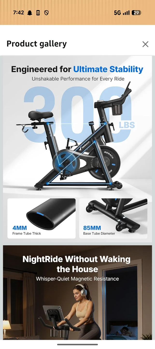 MERACH Spin Bike - photo 3