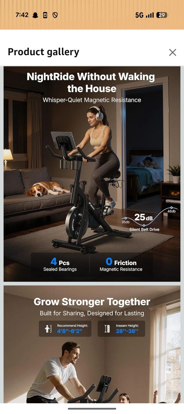 MERACH Spin Bike - photo 4