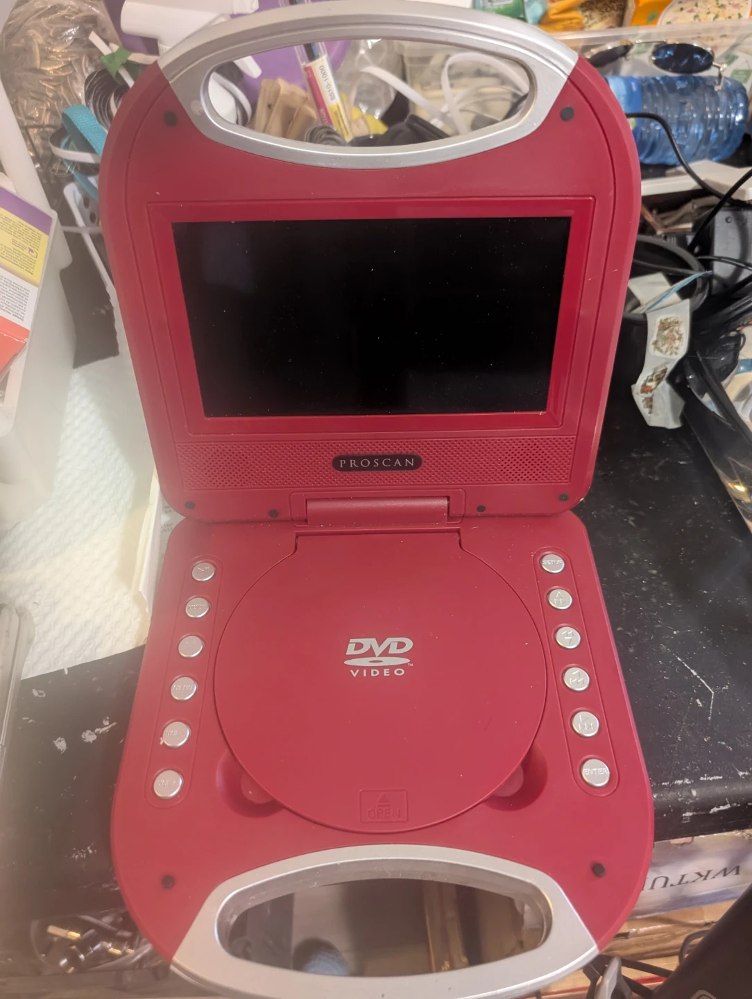Proscan Portable DVD Player - Red