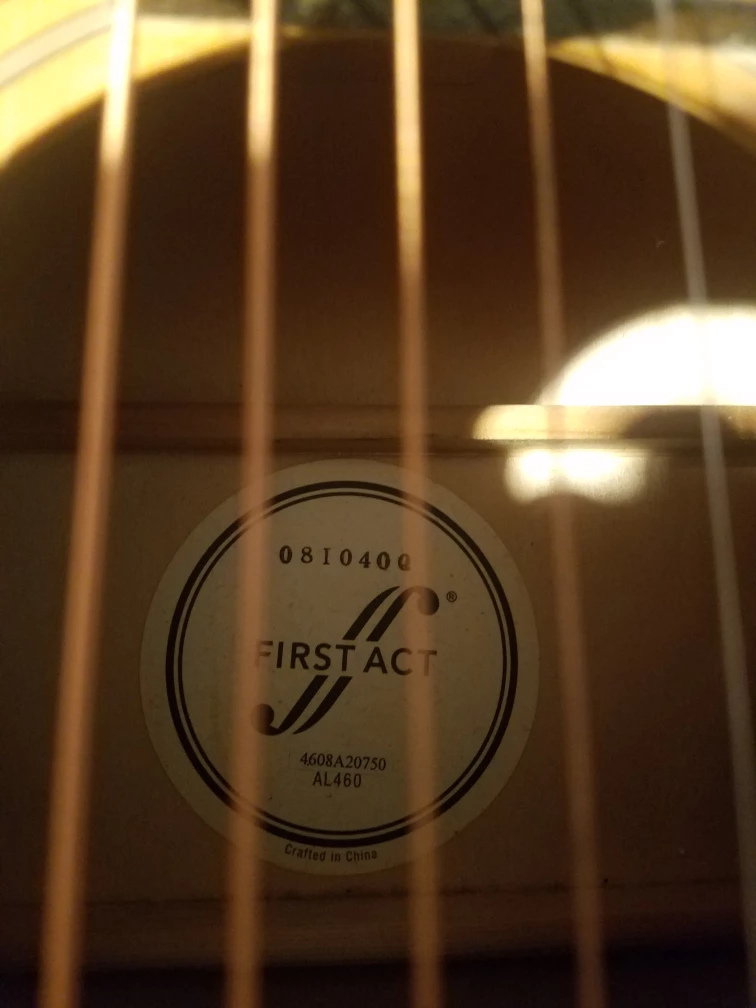 First Act AL460 Acoustic Guitar - photo 3