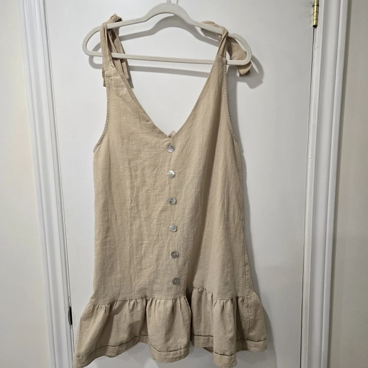 NWT Cupshe Tan Cotton Dress