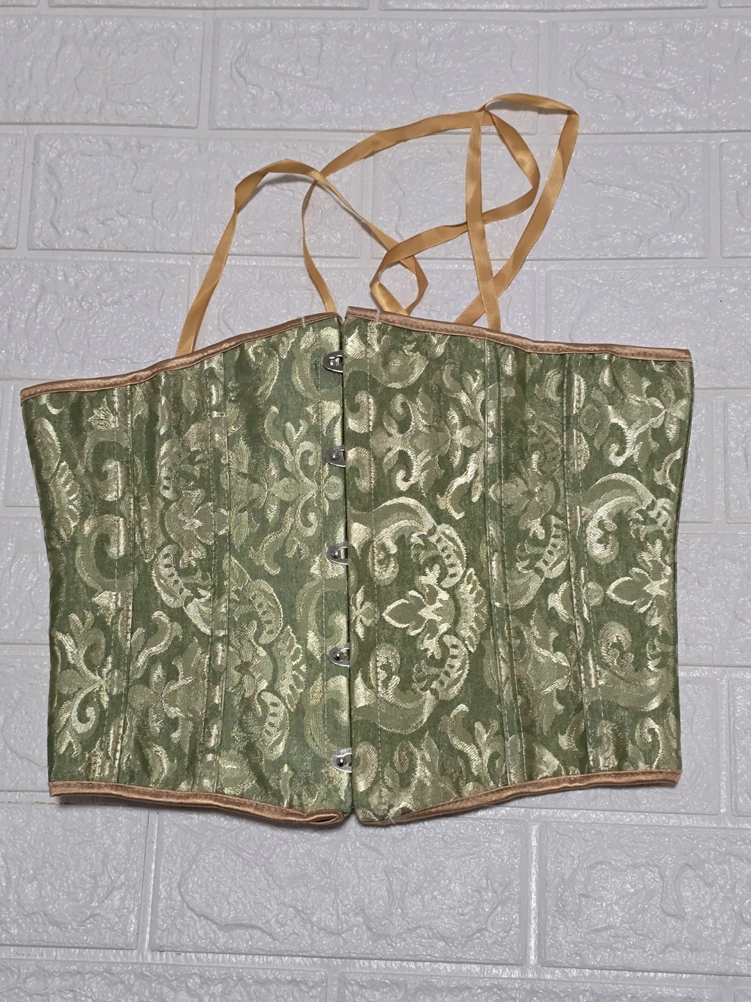 Green Corset Top - Size Medium - photo 2
