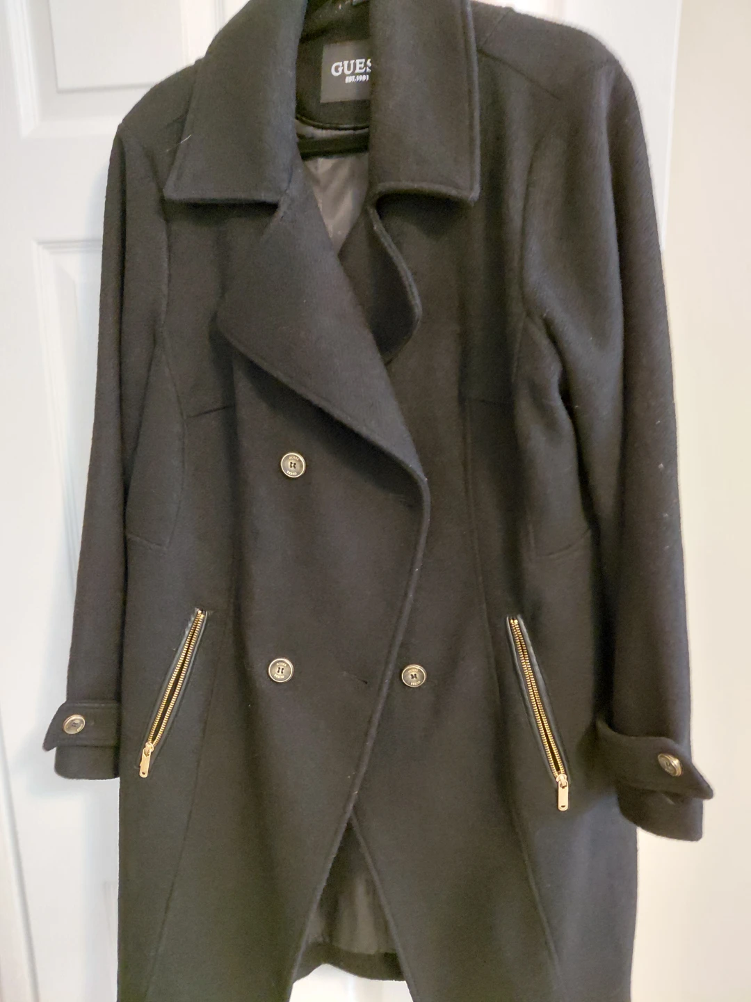 Guess Black Wool Blend Coat - photo 3