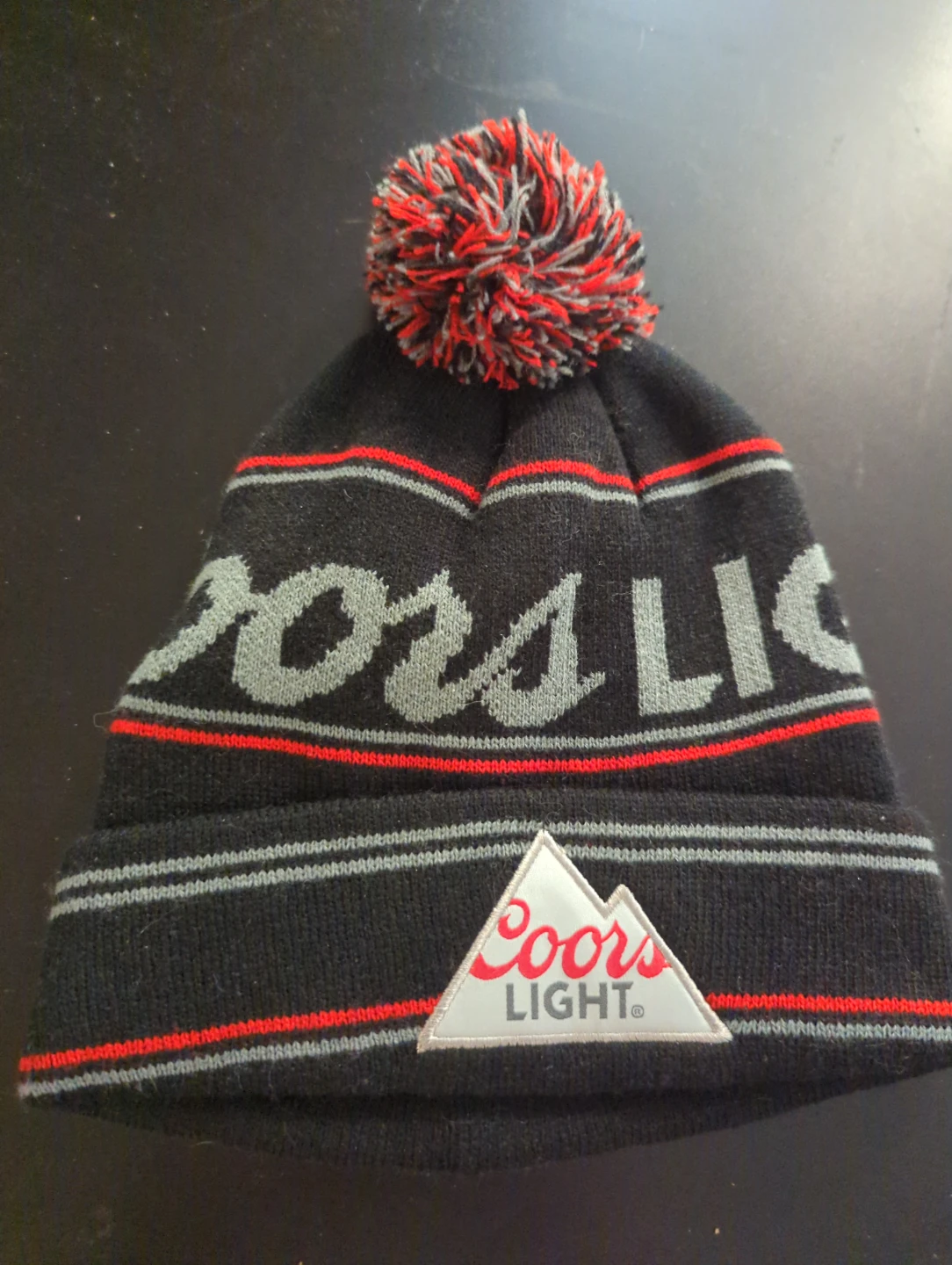 Coors Light Beanie with Pom