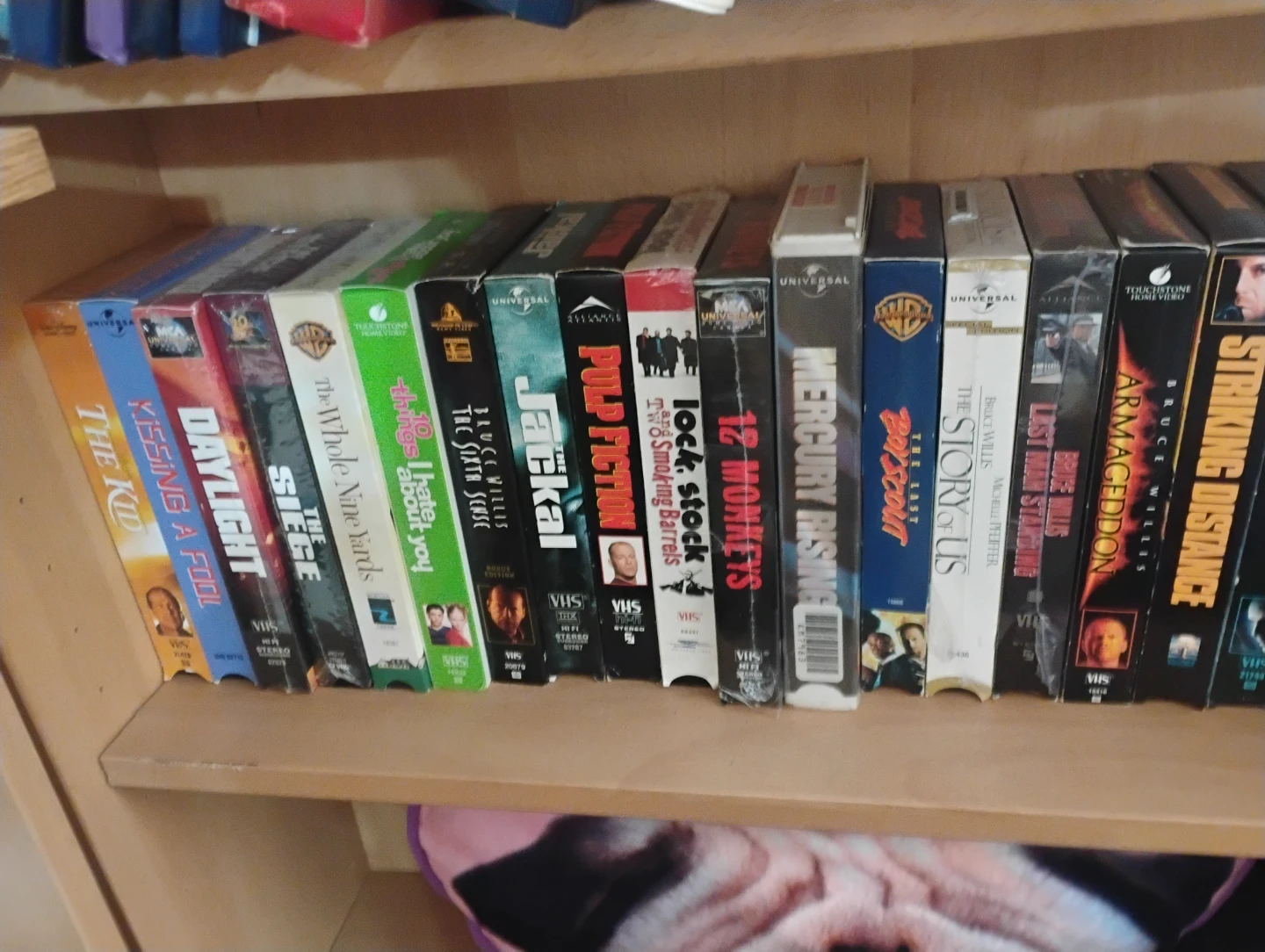 Collection of VHS Movies Bruce Willis - photo 2