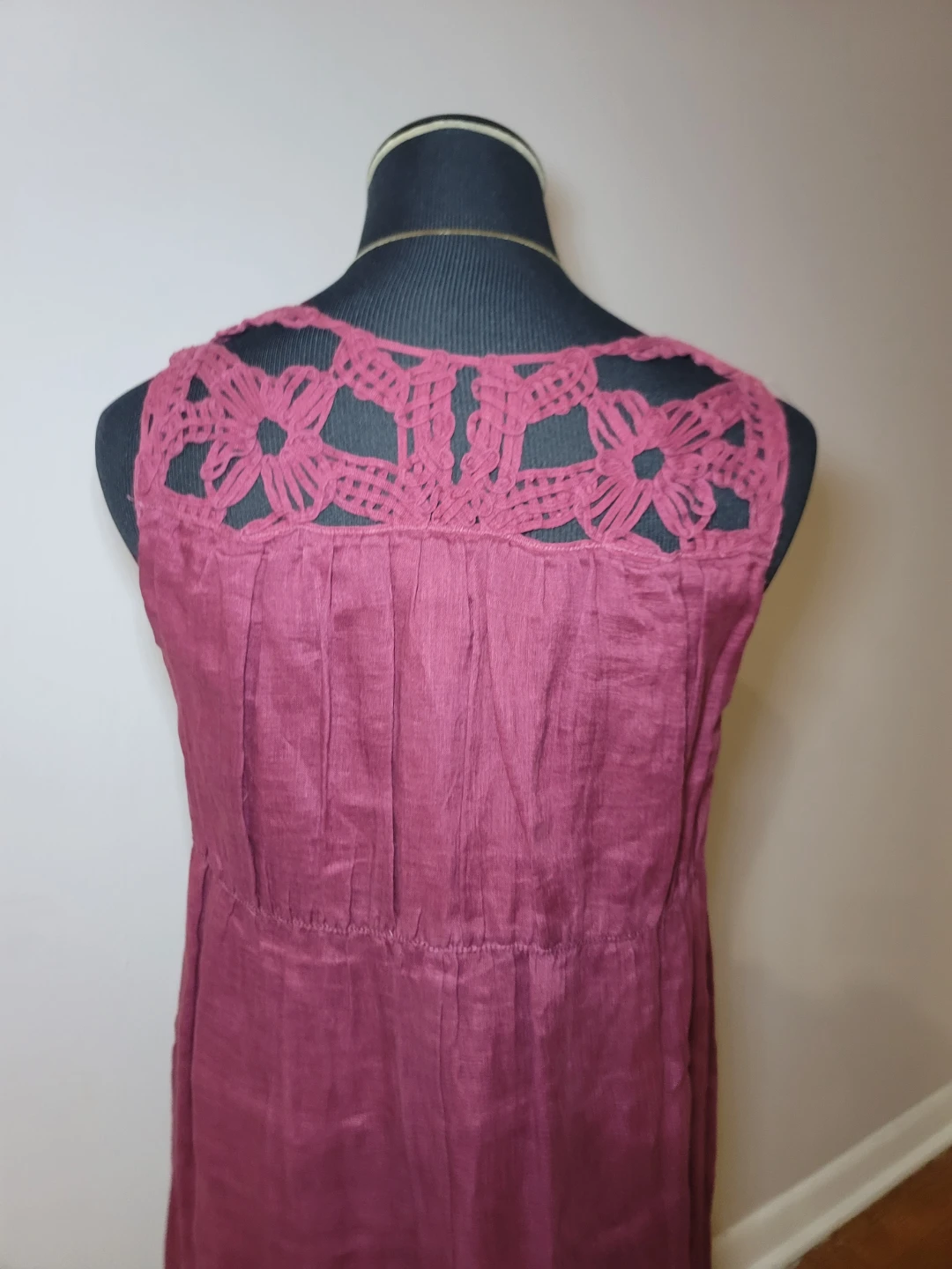 Max Studio Specialty Vintage Dress Linen Silk Quiet Luxury Sz Sm - photo 5