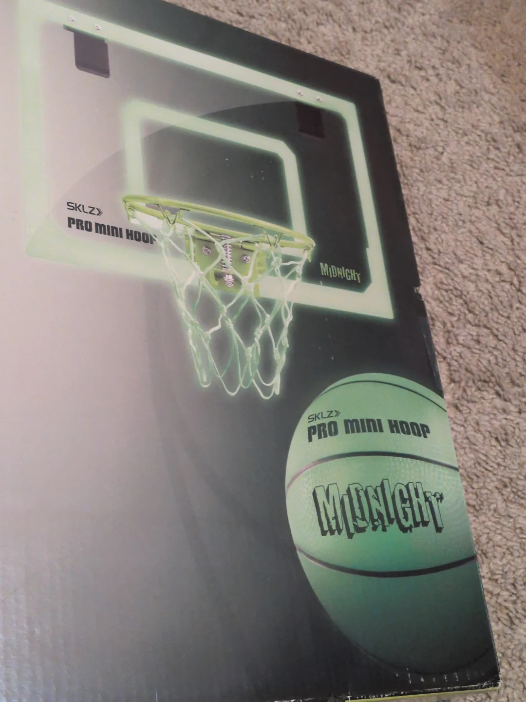 SKLZ Pro Mini Hoop Midnight Glow-in-the-Dark Basketball Set - photo 2