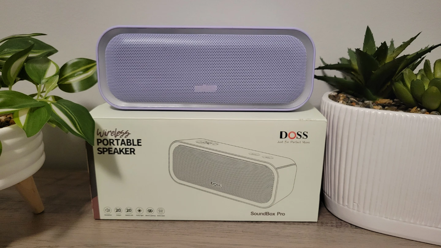 DOSS SoundBox Pro Wireless Portable Speaker - Purple