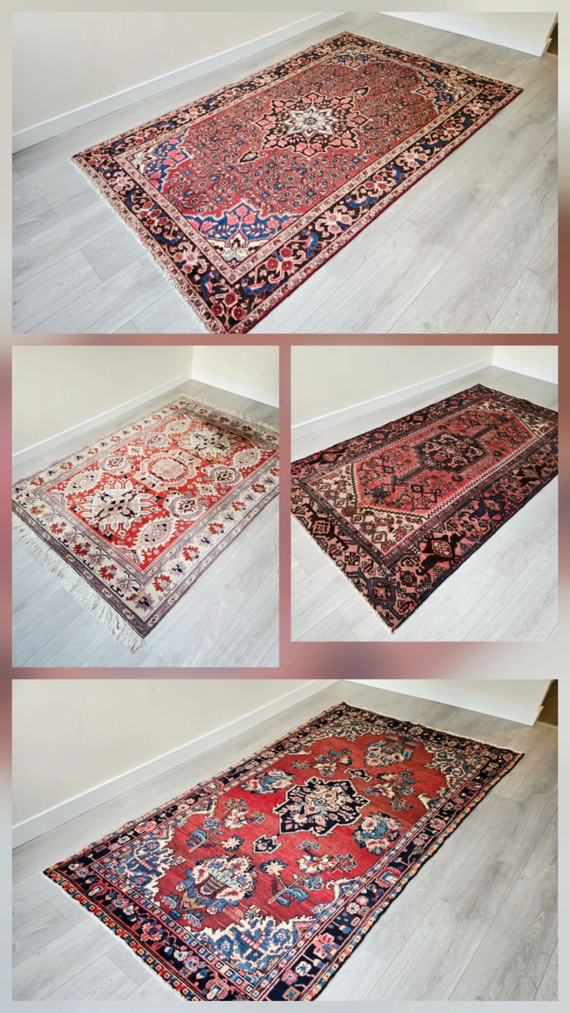 Vintage Handwoven Wool Area Rugs (delivery available) - photo 2