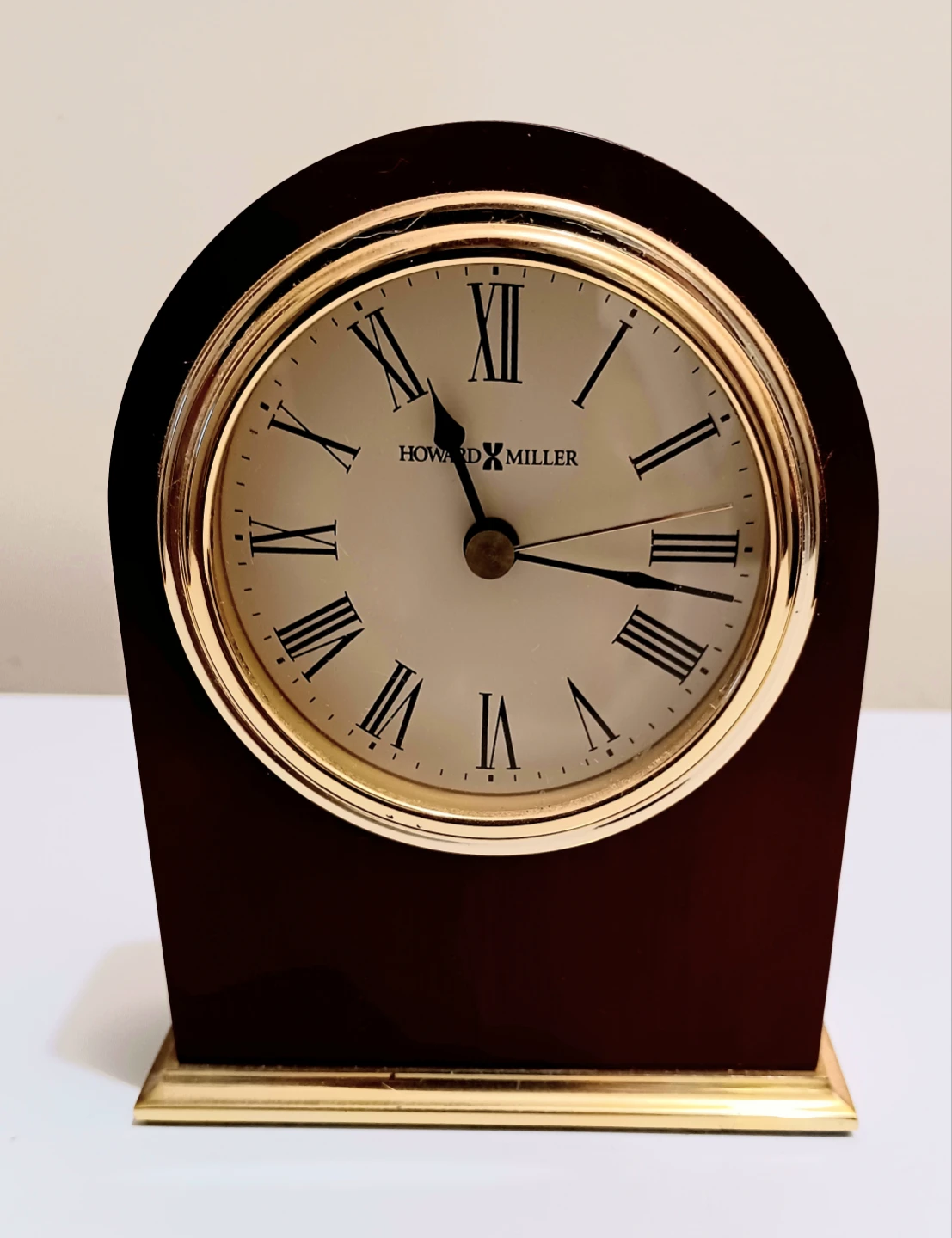 Rosewood Howard Miller Craven Table Clock