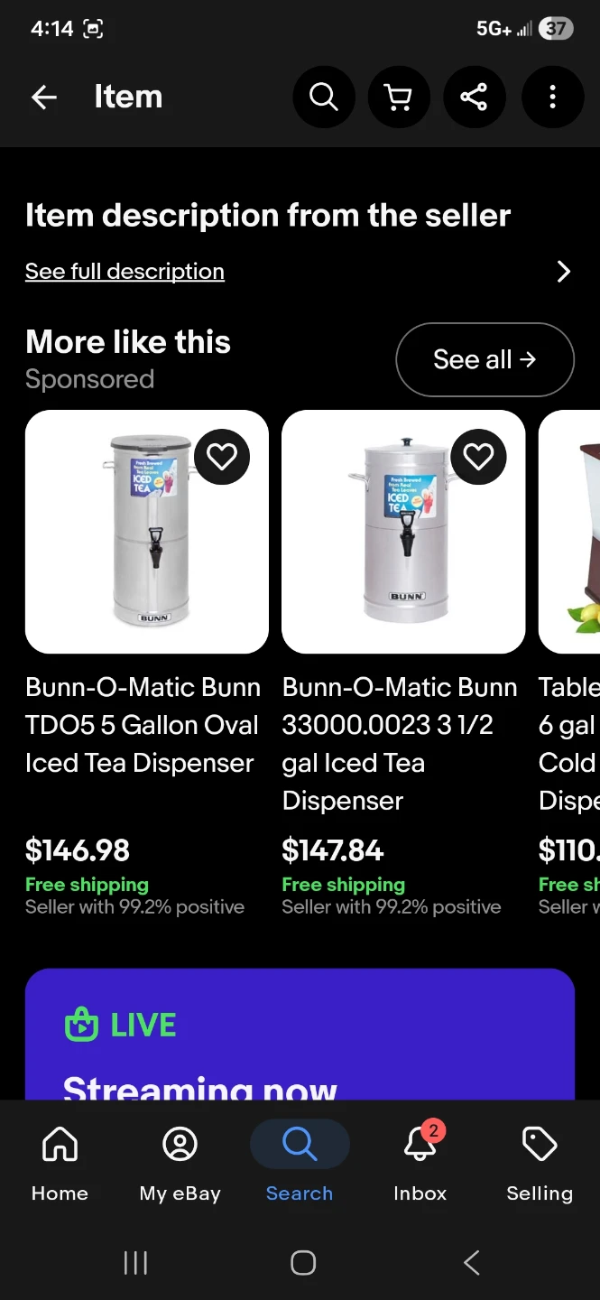 Bunn-O-Matic TDS3 3 Gallon Iced Tea Dispenser - photo 4