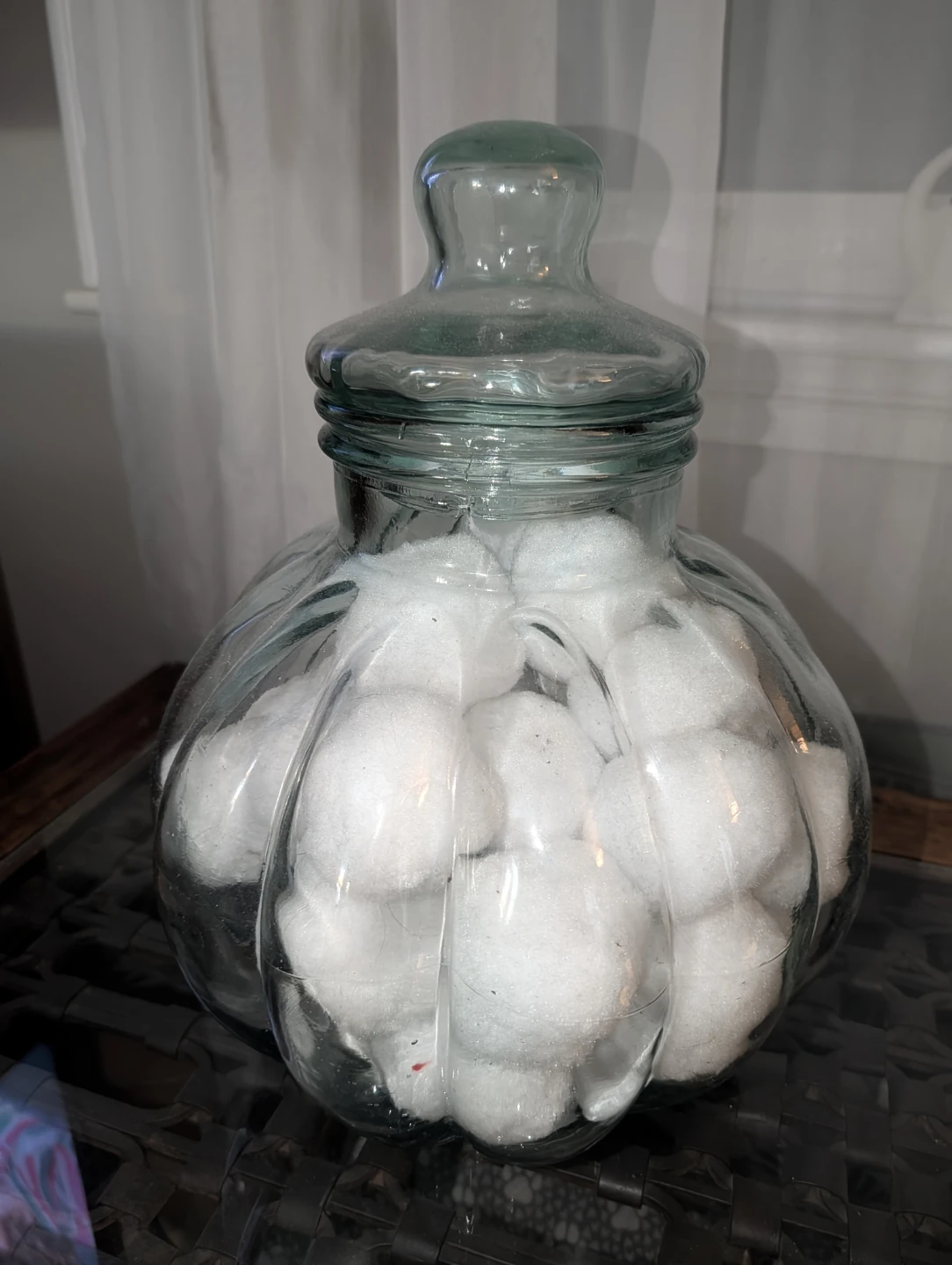 Glass Apothecary Jar with Lid - photo 2