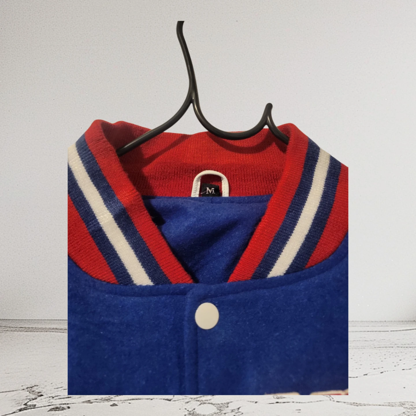 Varsity Jacket Blue/White NYC Metro Size M - photo 3