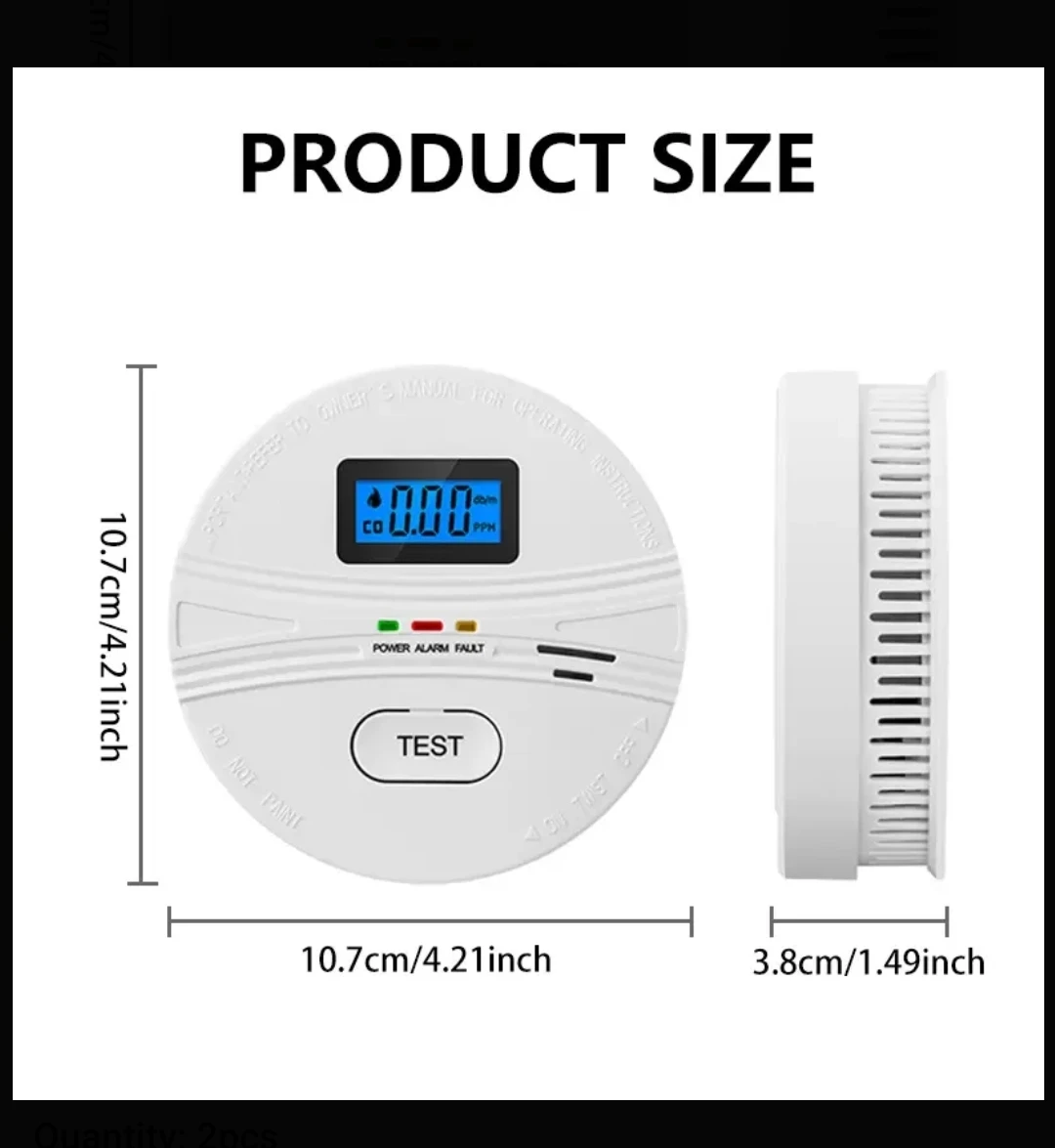 Smoke and CO Detector Alarm, NEW, 2 in 1 Alarm - photo 4