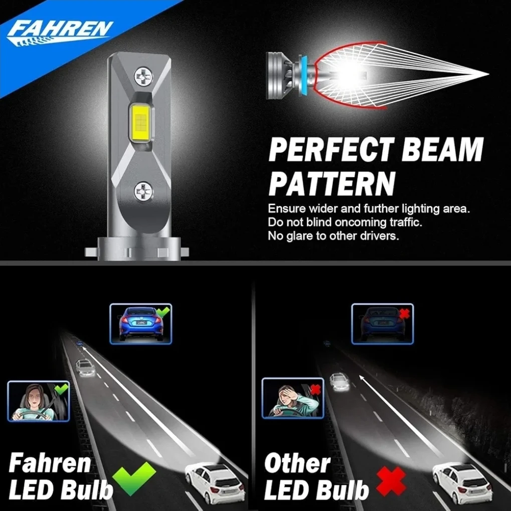 Fahren H11/H9 LED Headlight Bulbs - photo 2