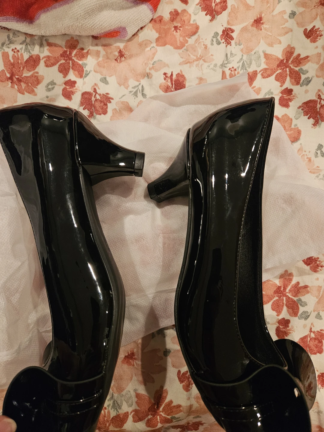 Black Bow Heels - Size 41 - photo 2