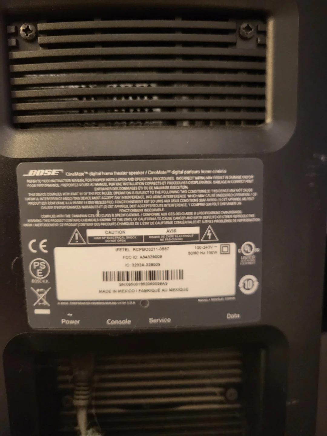 Bose Cinemate Digital Home Theatre System - photo 4