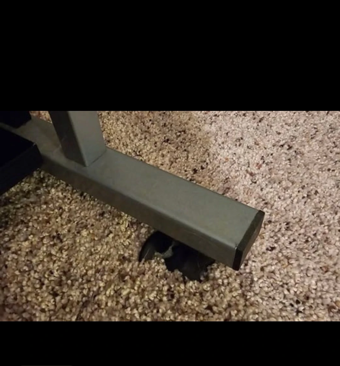 Black L-Shaped Glass Top Desk - photo 3