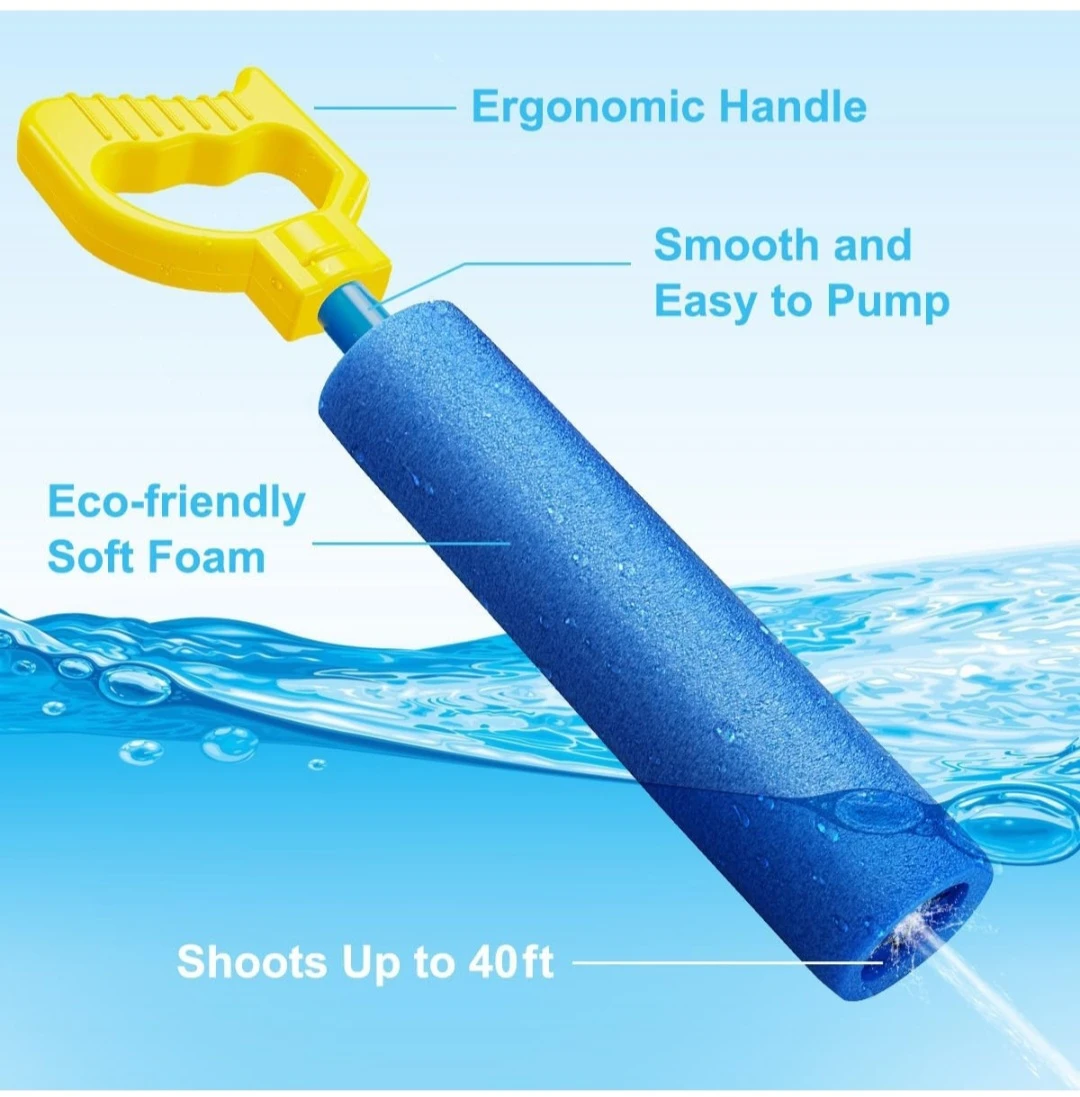 Set of 3 Foam Water Guns - photo 5