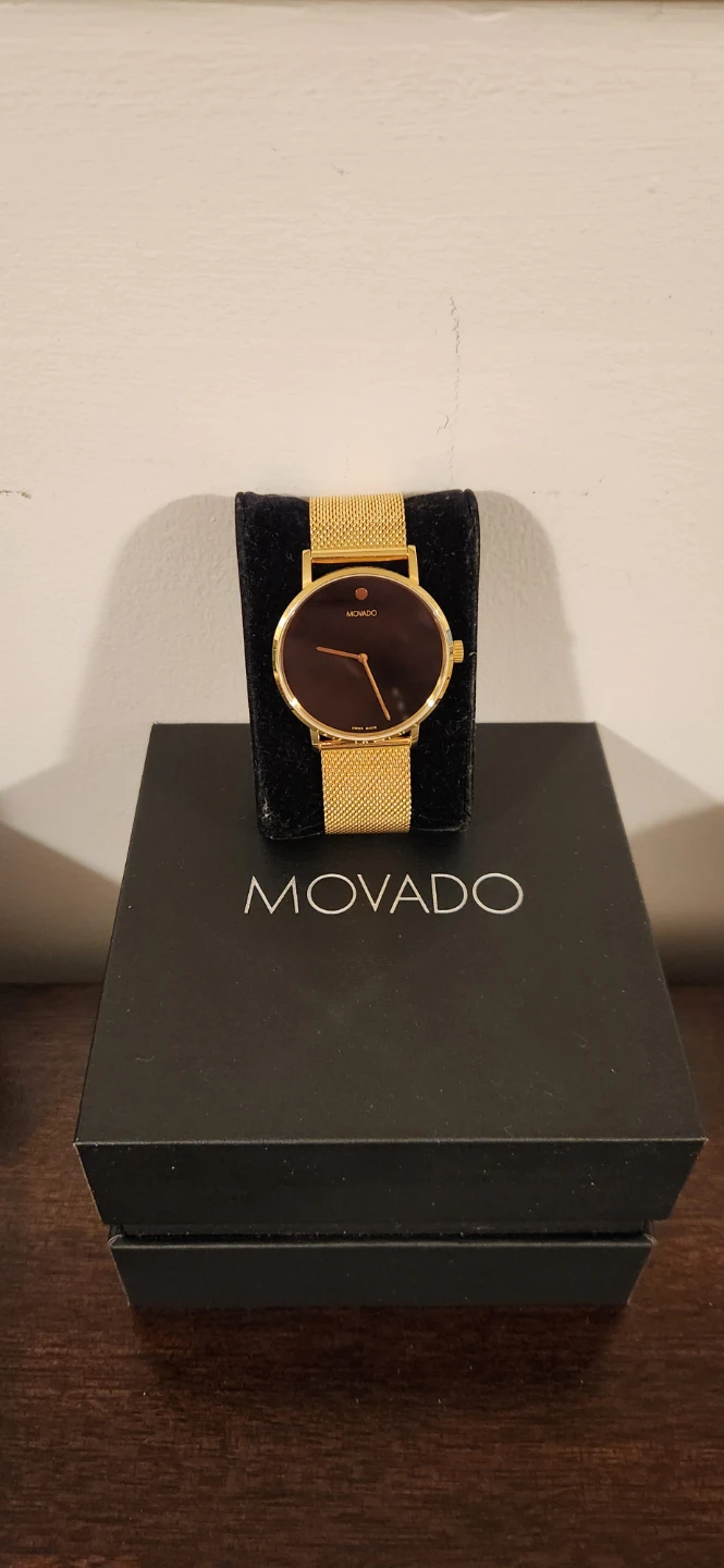 Movado Gold Mesh Watch - photo 2
