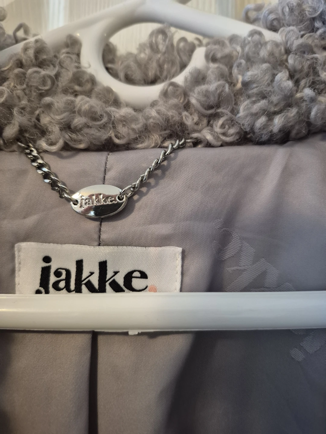 Jakke Grey Faux Fur Teddy Coat - photo 2