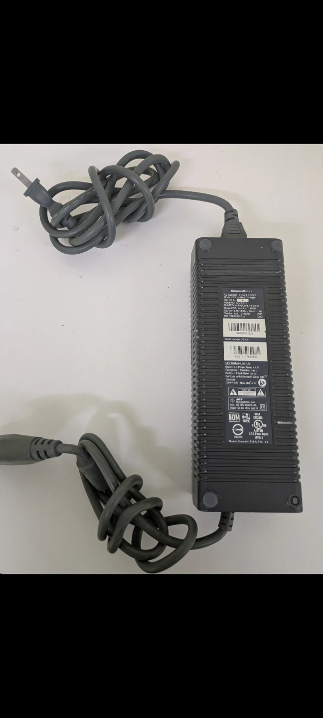 Microsoft Xbox 360 Power Supply AC Adapter - photo 2