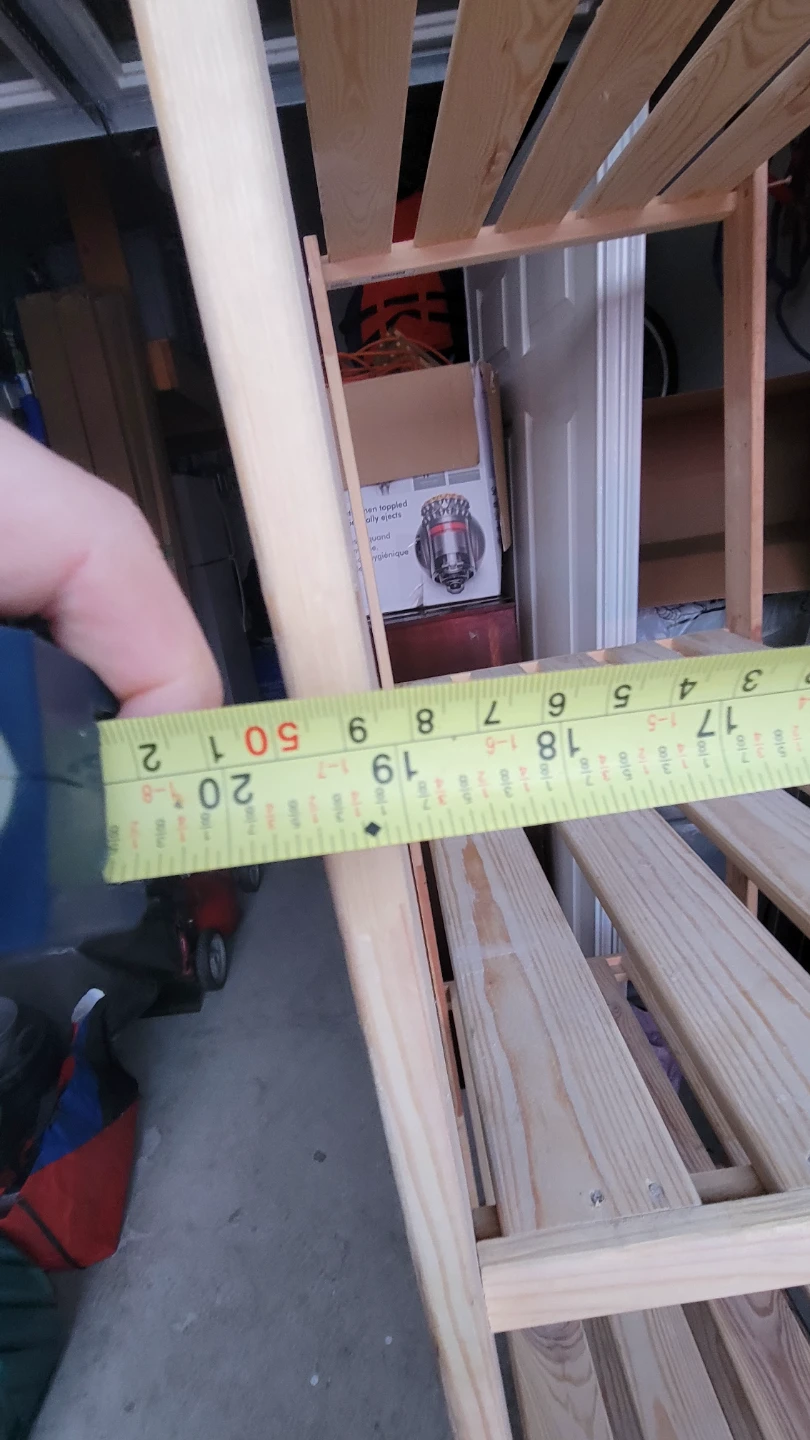 Wooden Shelf Unit - 78, 50, 171 cm - photo 3
