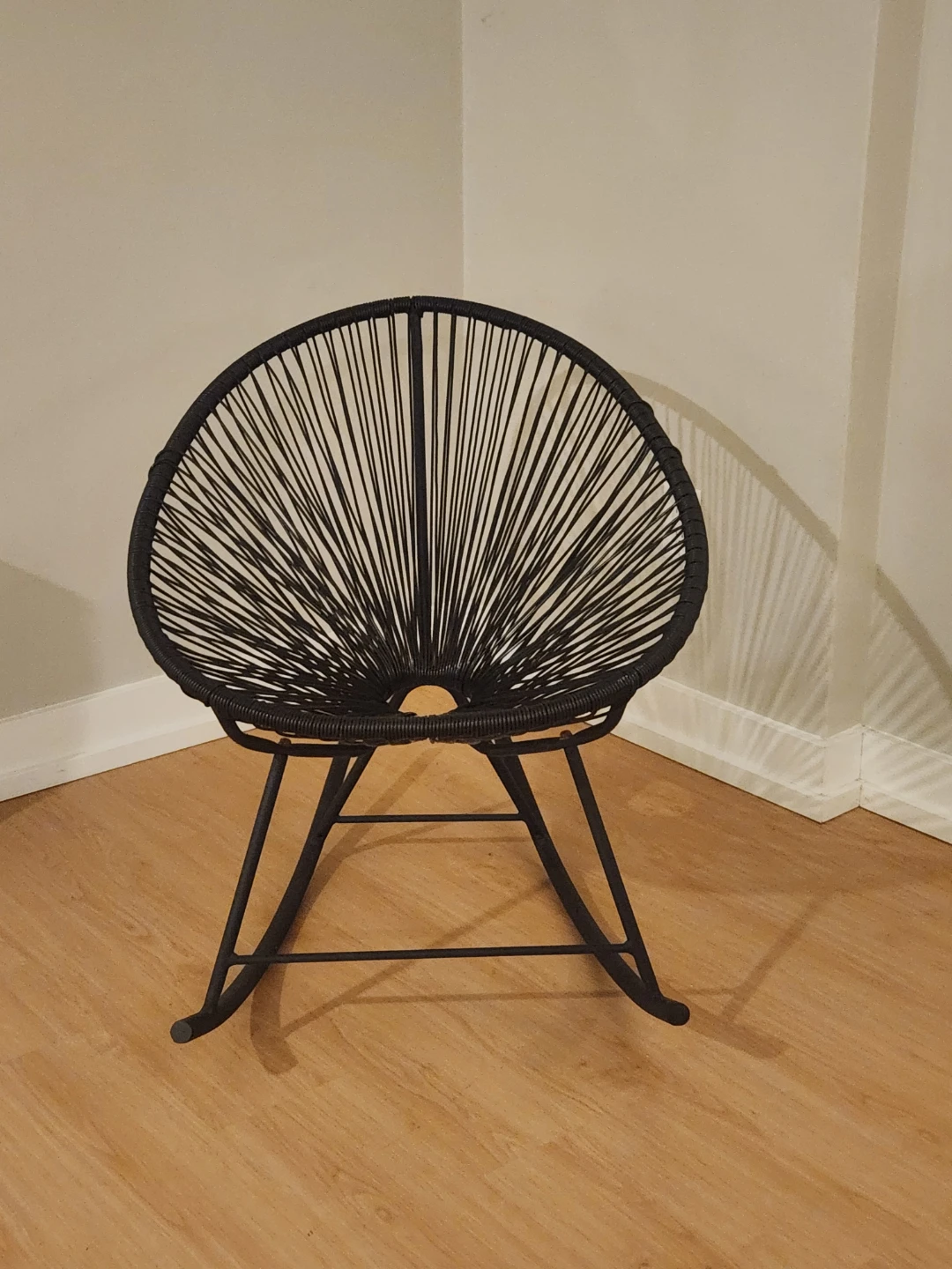 Black Acapulco Rocking Chair