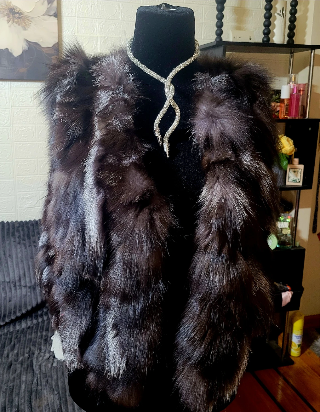 Real fox vest