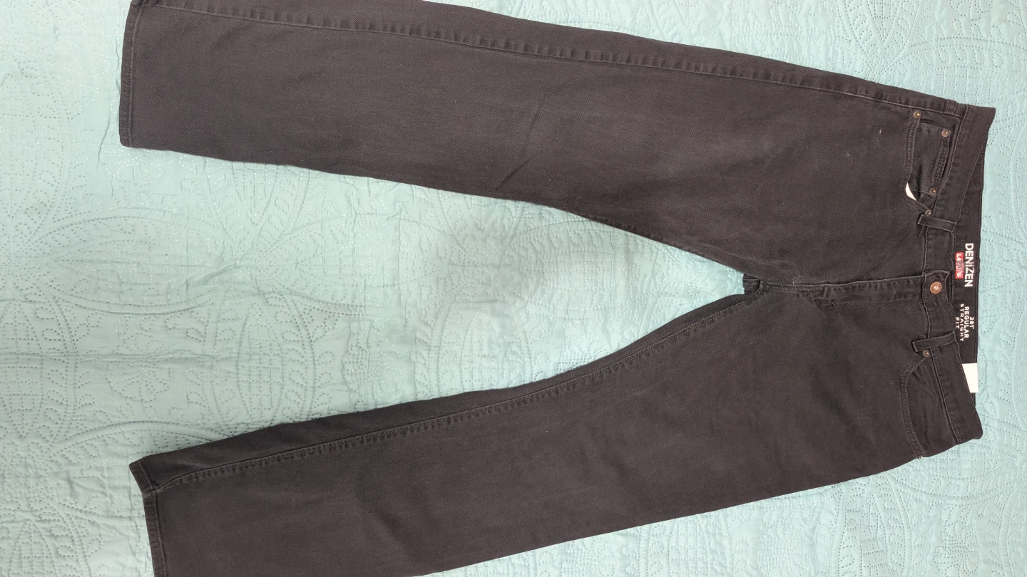 DENIZEN 281 Regular Straight Fit Jeans - Black 36x34 - photo 4