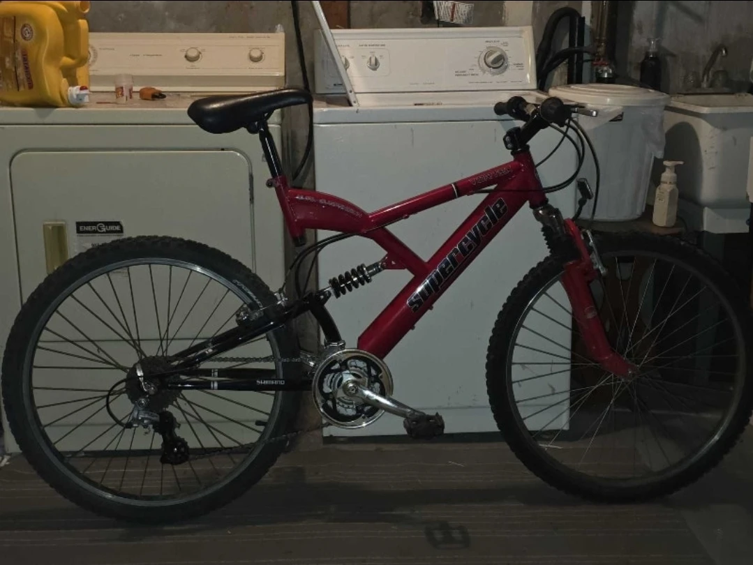 Supercycle Vortex Dual Suspension Mountain Bike - Red - photo 2