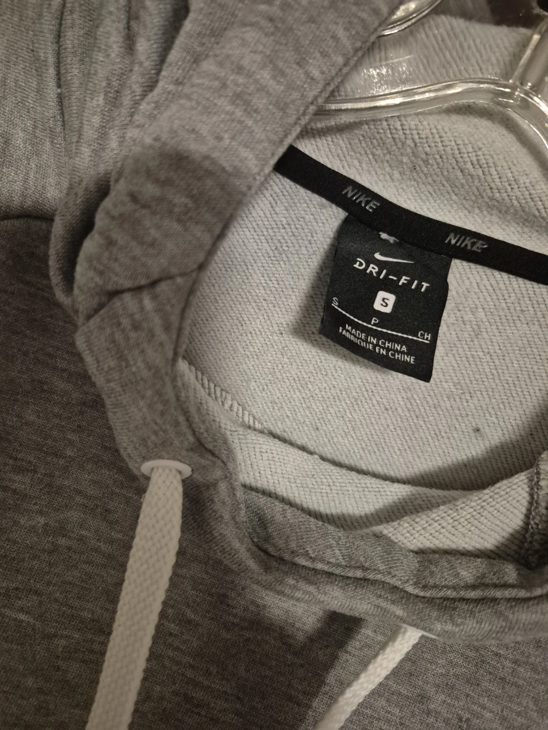 Unisex Nike Dri-FIT Hoodie Grey Size S - photo 2
