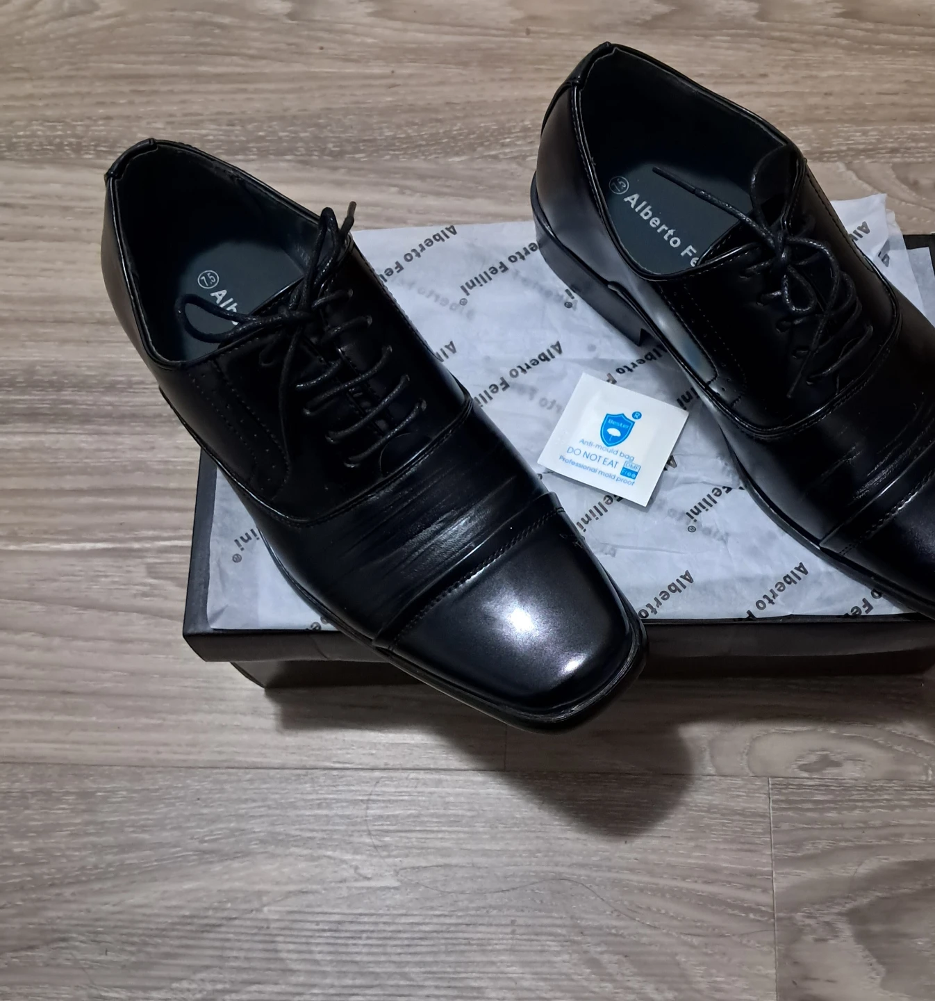 Alberto Fellini Black Dress Shoes - photo 4