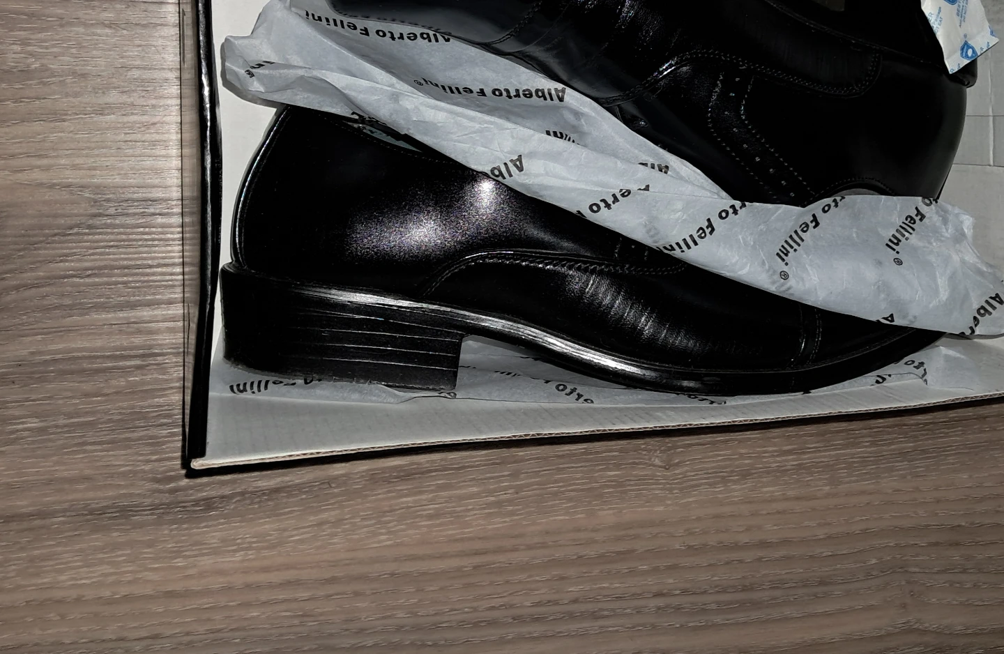 Alberto Fellini Black Dress Shoes - photo 5