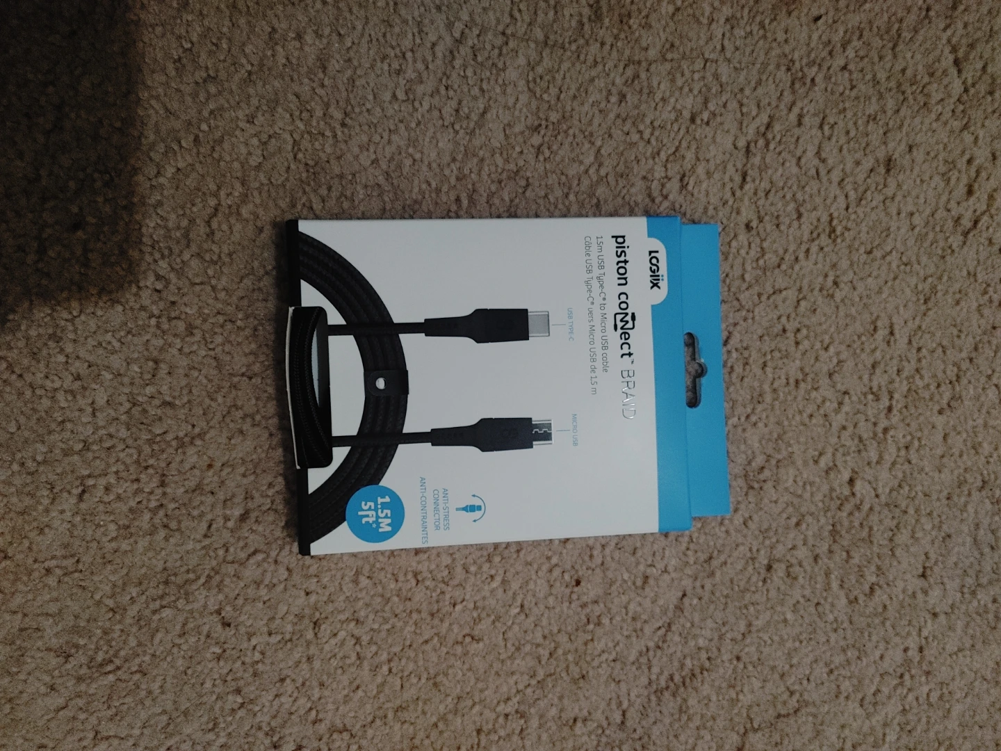 Logik Piston Connect USB-C to USB-A Cable - 1.5M