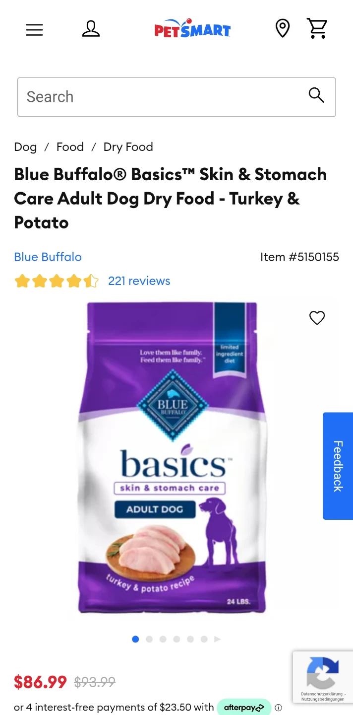 Blue Buffalo Basics Adult Dog Food 24 lbs - photo 5