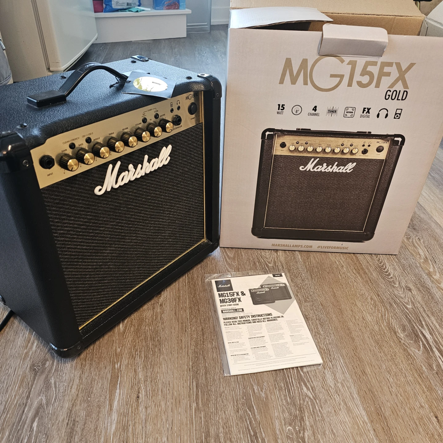 marshall MG15FX GOLD guitar amp - photo 4