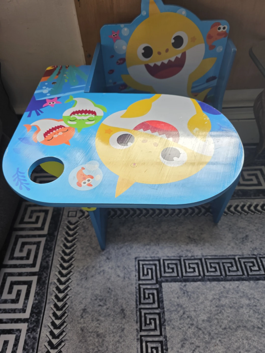 Baby Shark Kids Desk and Chair Set