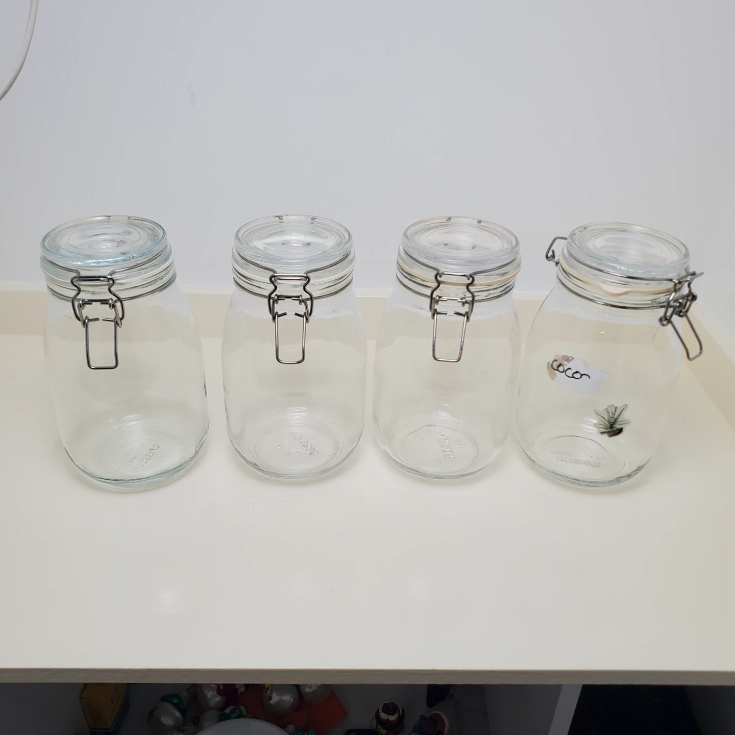 Free IKEA Glass Jars with Swing Tops