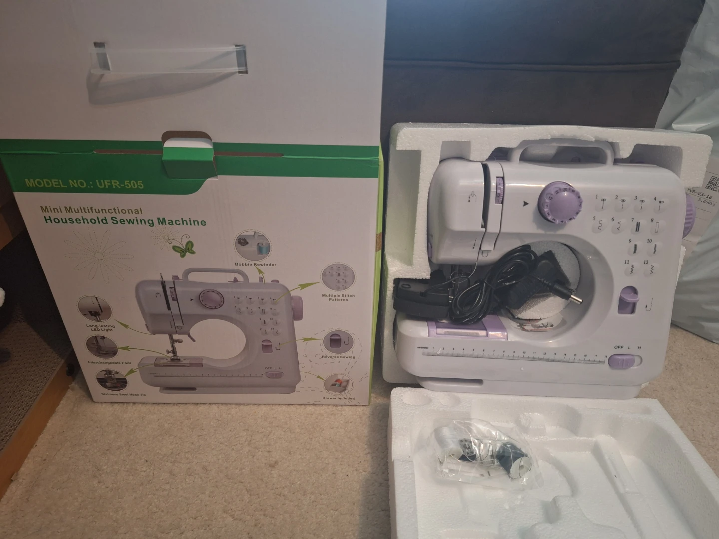 Mini Multifunctional Household Sewing Machine UFR-505 - photo 2