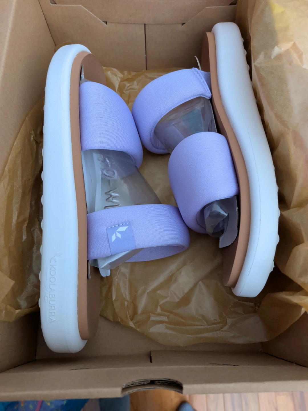 Koolaburra by Ugg Women's W Alane Slide Sandals Lilac Size 8