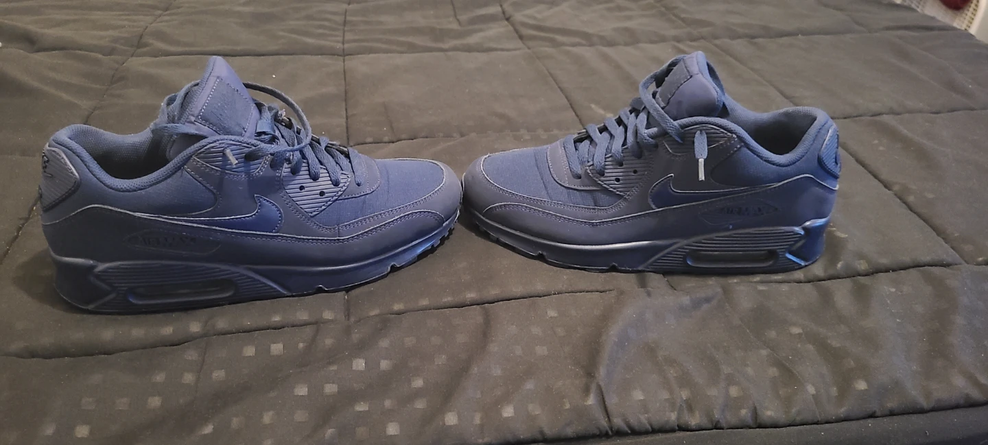 Nike Air Max 90 Navy Blue Shoes - photo 3