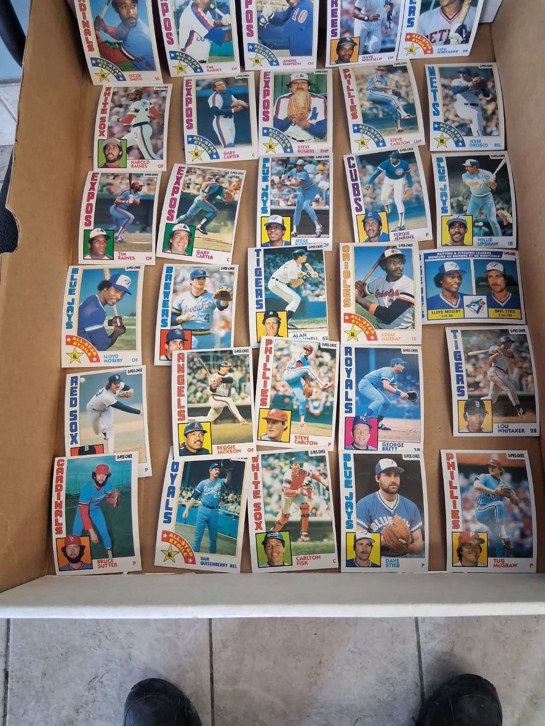 Old opc baseball cards 1980s - photo 3