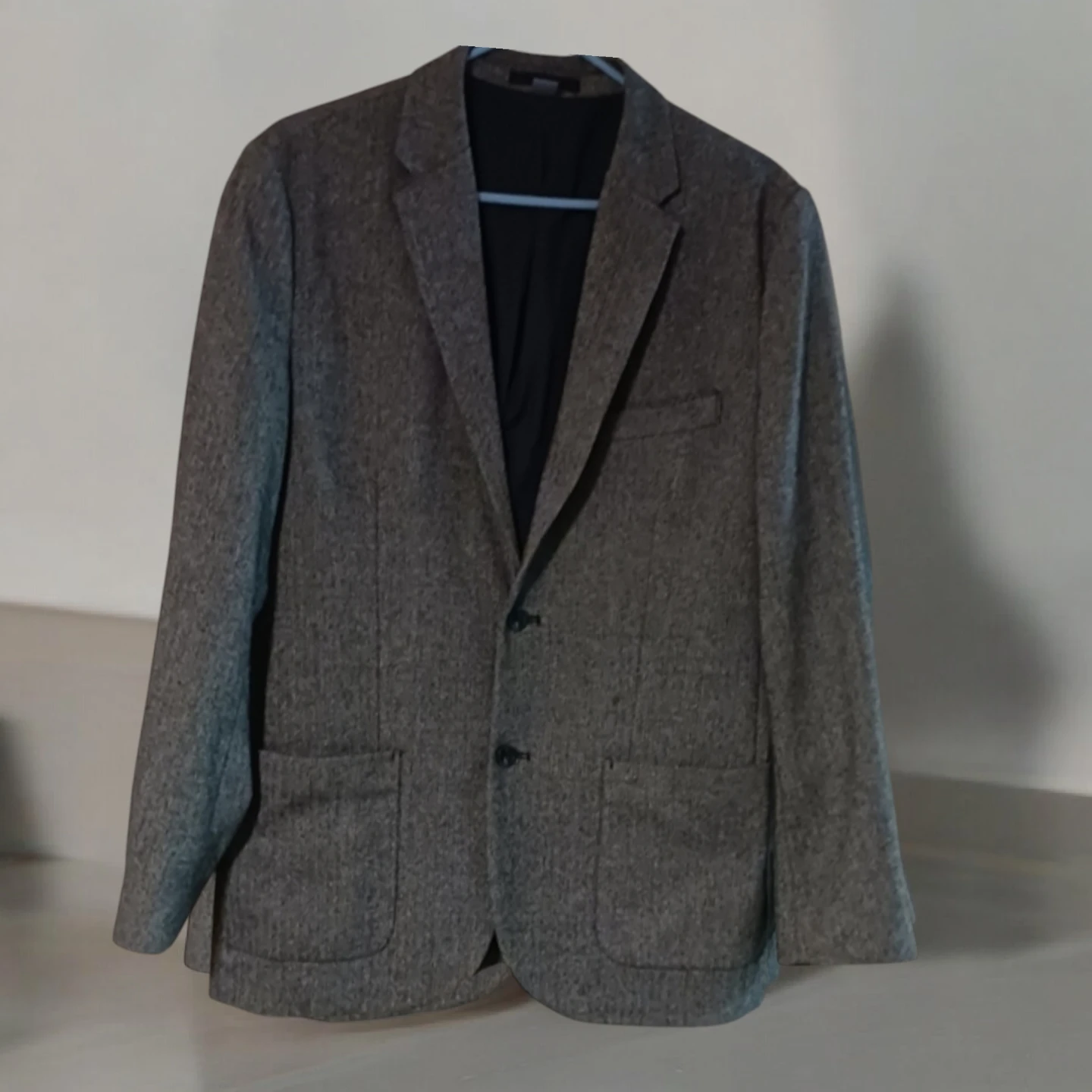 Old Navy Men's Grey Herringbone Blazer - photo 2